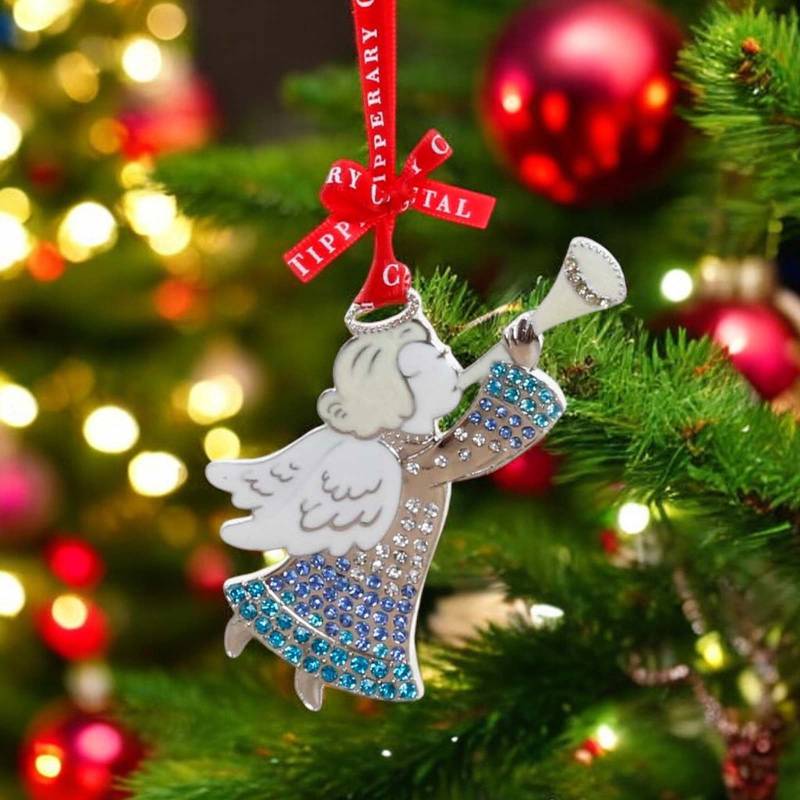 Tipperary Crystal Sparkle Angel Decoration