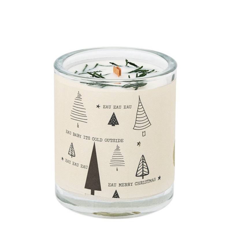 Eau Christmas Candle Jar (Mulled Wine, Bitter Winter Oranges, Cloves & Aromatic Pine Needles)