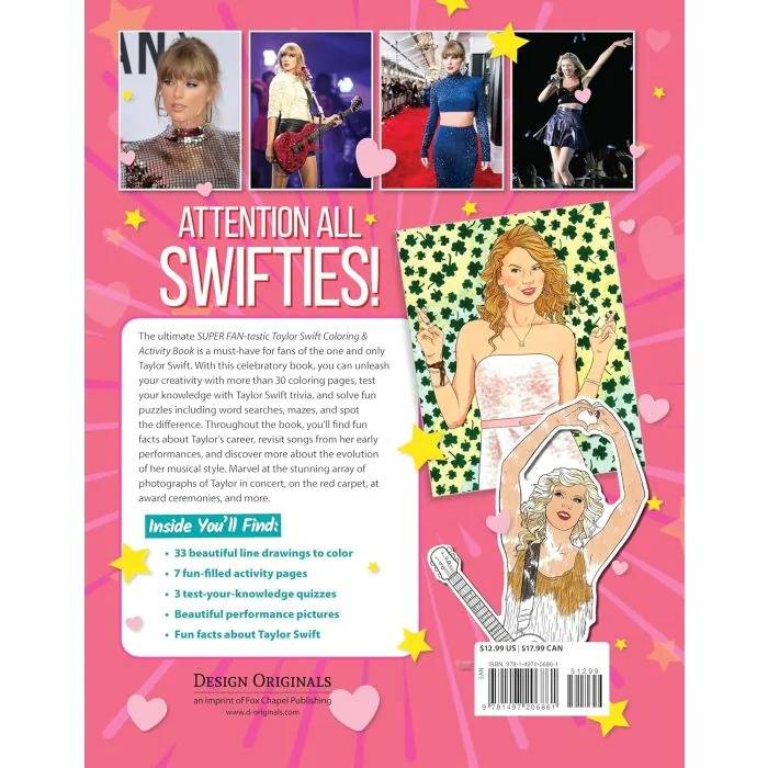 Super Fan-tastic Taylor Swift Colouring & Activity