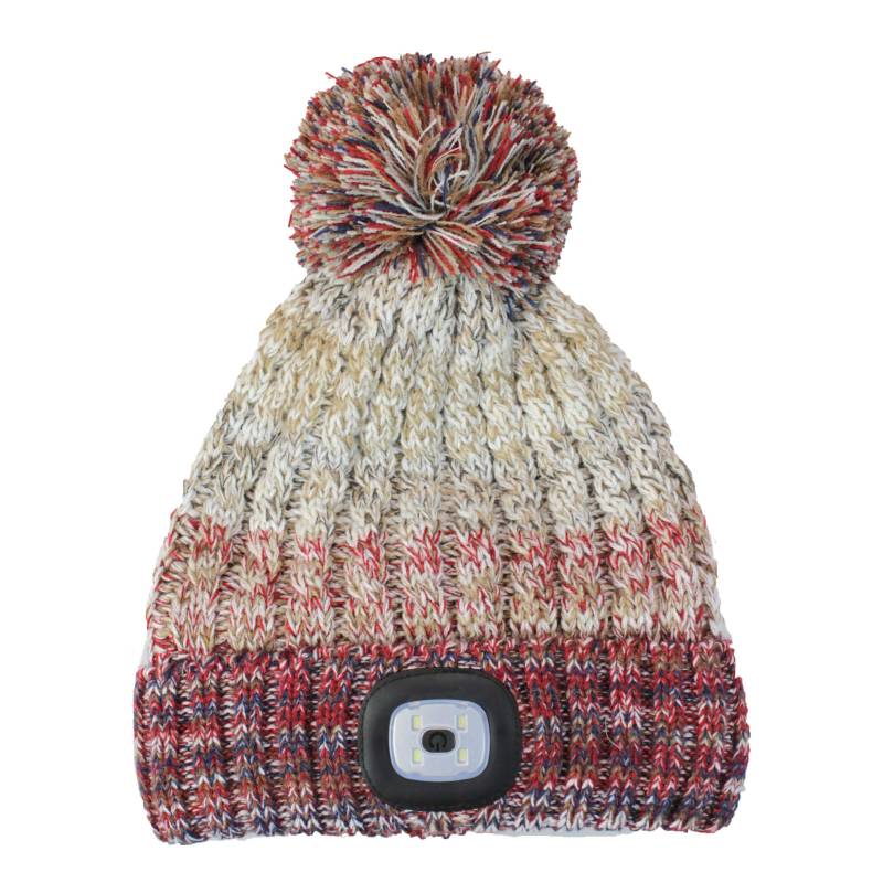 Chunky Knit Rechargeable LED Torch Hat