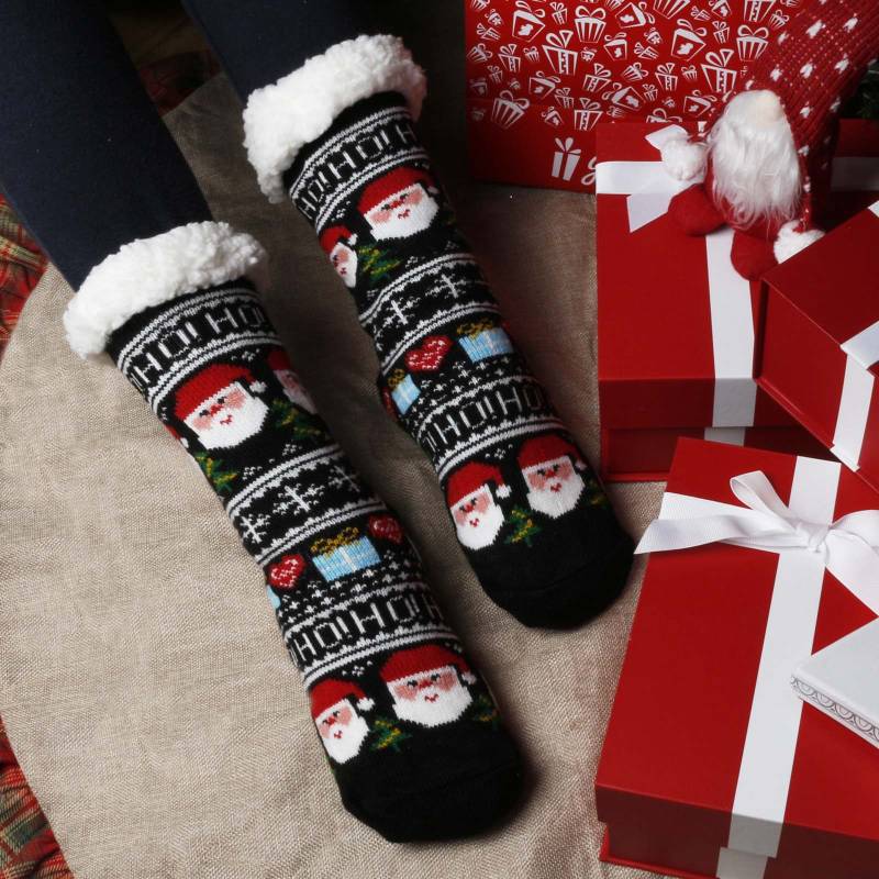 Christmas Santa Slipper Socks