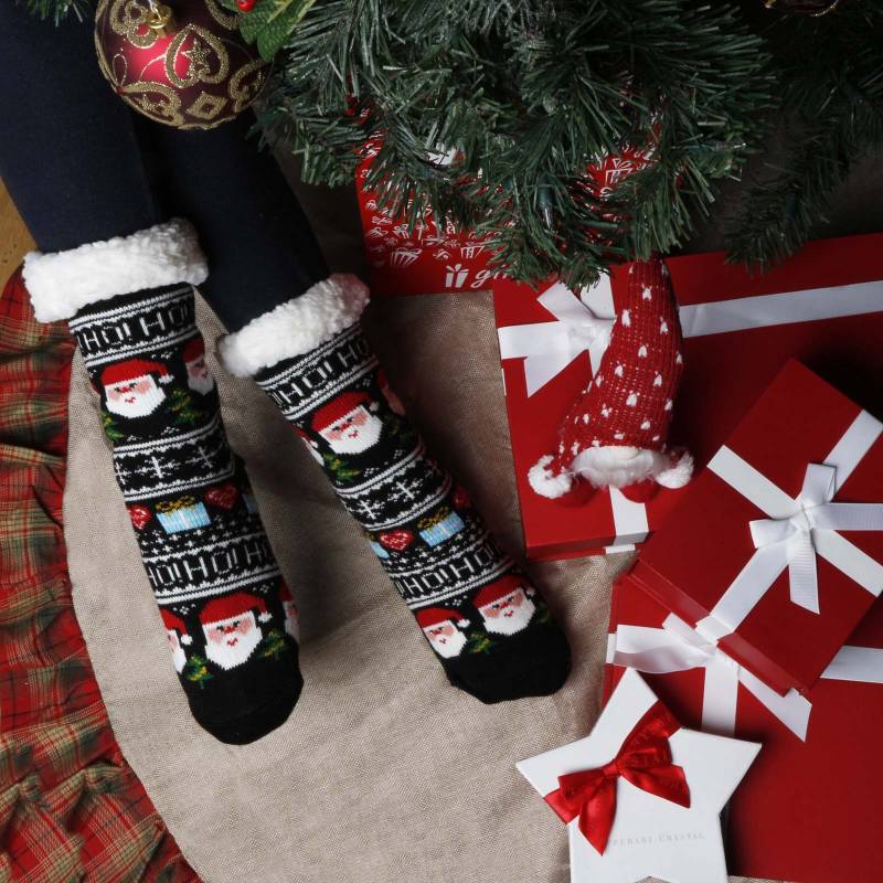 Christmas Santa Slipper Socks