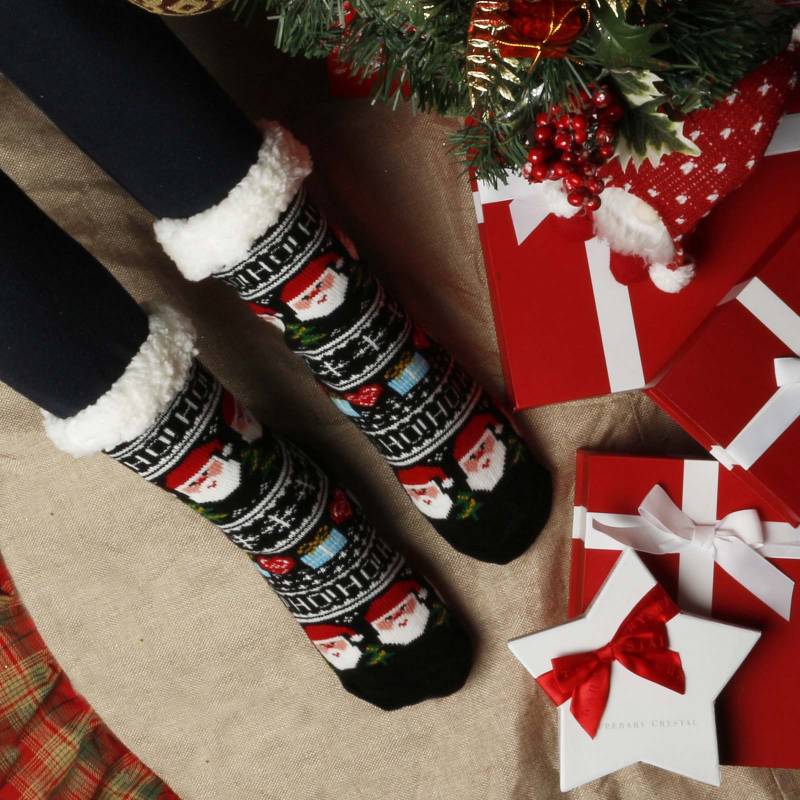 Christmas Santa Slipper Socks