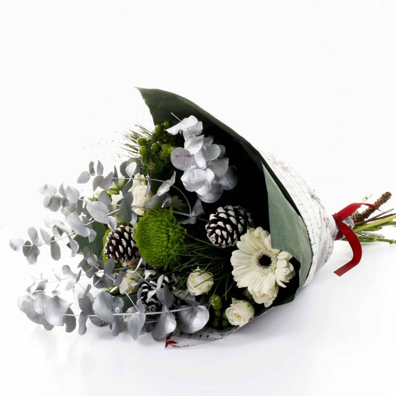 The Christmas Snow Fresh Flowers Bouquet