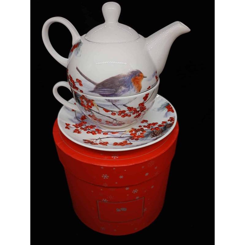 Robin Tea For One Bone China Set - Newgrange Living