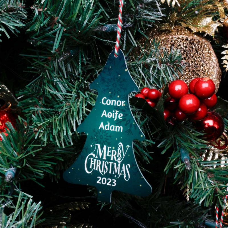 Any 5 Names - Christmas Tree Decoration