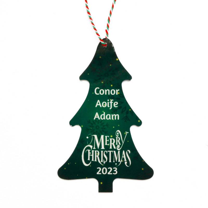 Any 5 Names - Christmas Tree Decoration