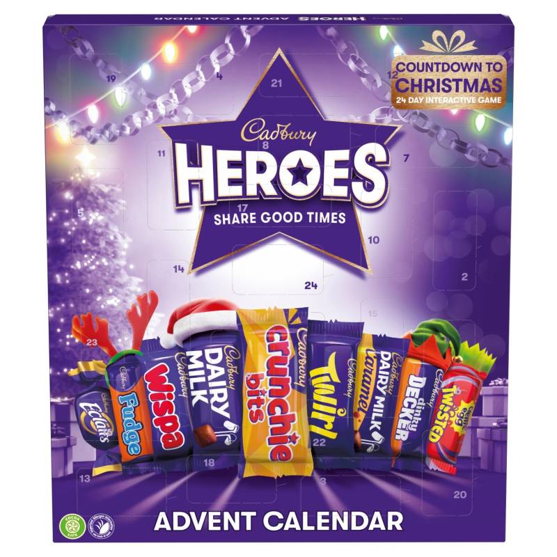 Cadbury Heroes Christmas Advent Calendar