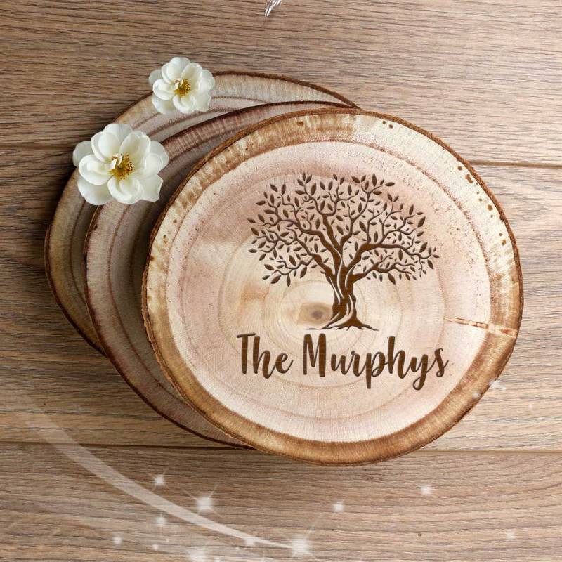 Family Name - Wooden Slice