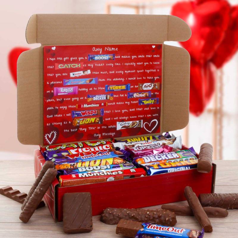 The Valentine's Day Personalised Novelty Chocolate Box