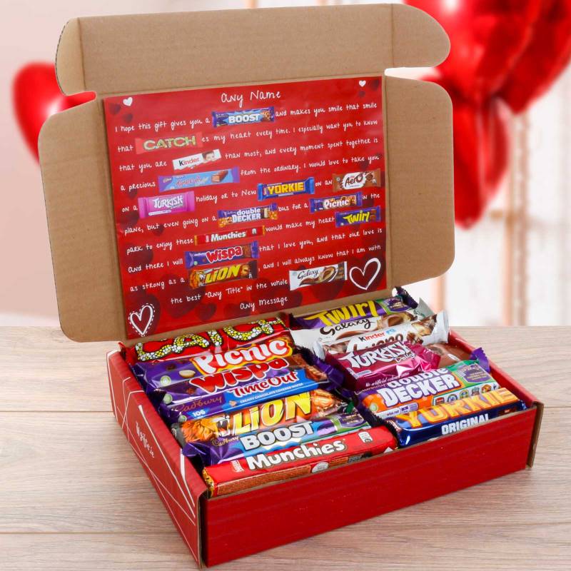 The Valentine's Day Personalised Novelty Chocolate Box