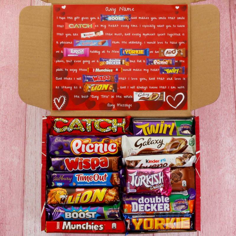 The Valentine's Day Personalised Novelty Chocolate Box