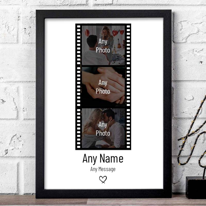 Photo Collage, Name and Message - Personalised Poster