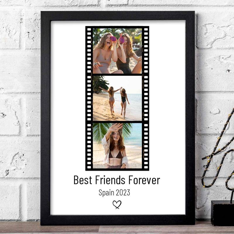 Photo Collage, Name and Message - Personalised Poster