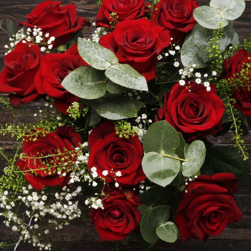 Valentine's Day Premium Red Roses Bouquet