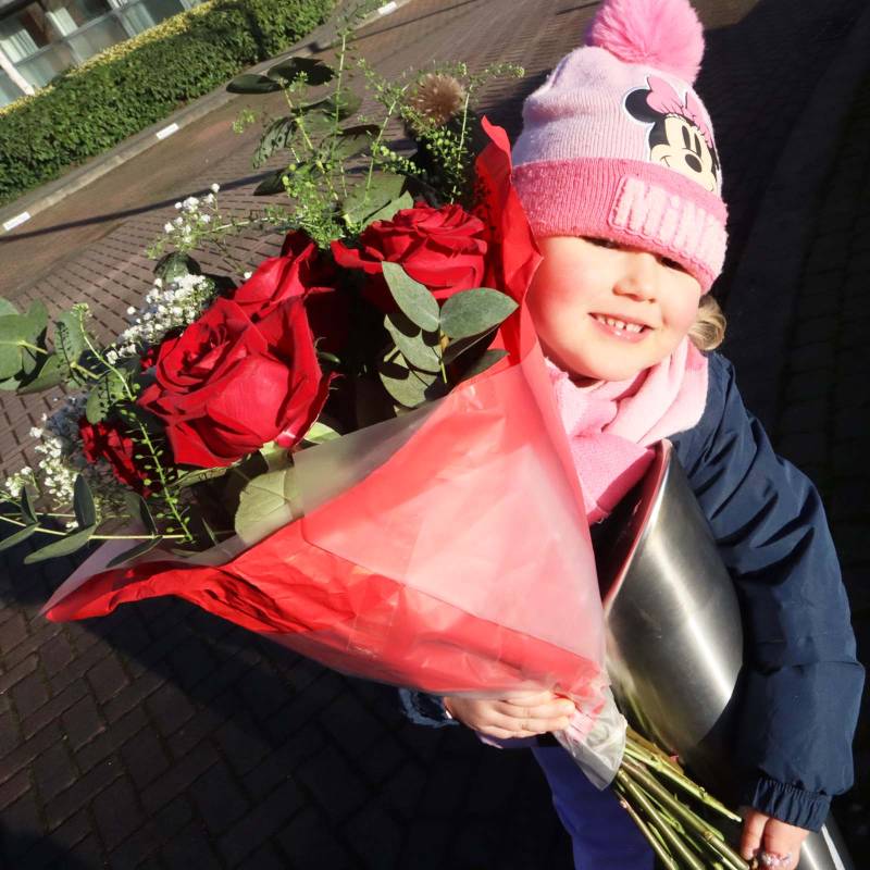 Valentine's Day Premium Red Roses Bouquet