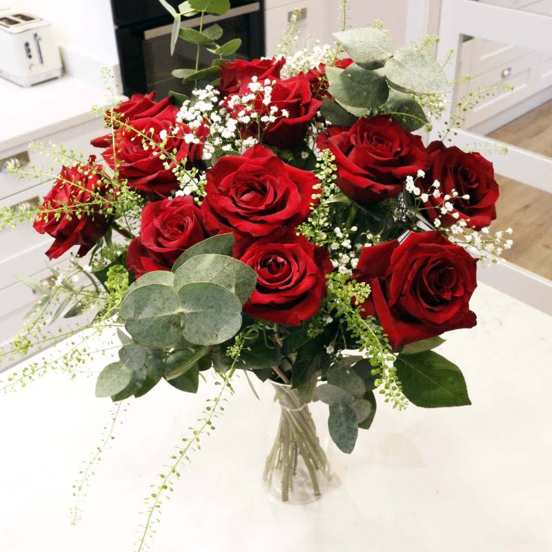 Valentine's Day Premium Red Roses Bouquet