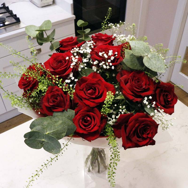 Valentine's Day Premium Red Roses Bouquet