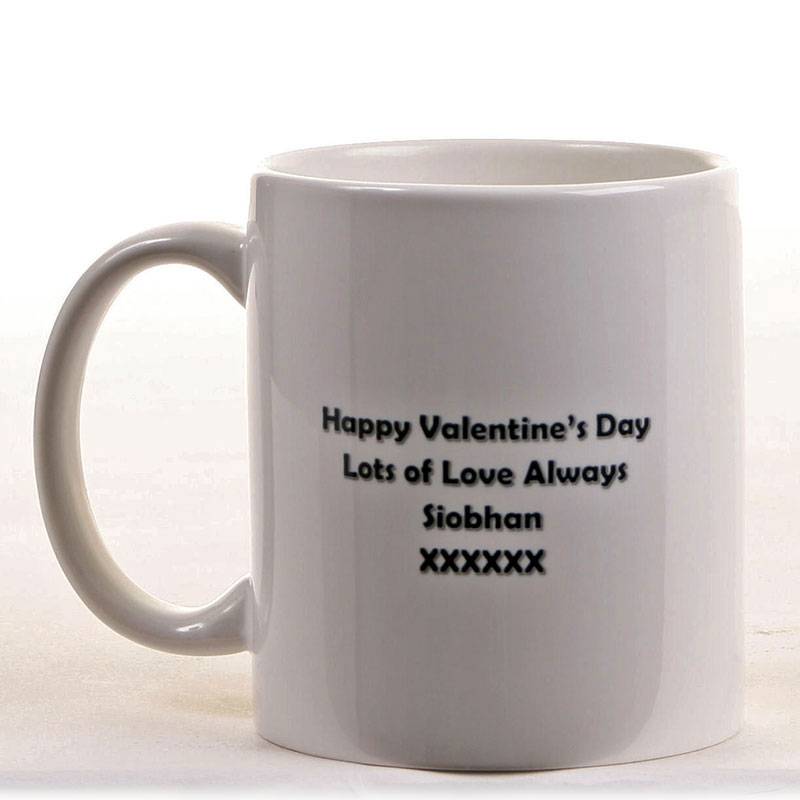 Bee My Valentine Personalised Mug