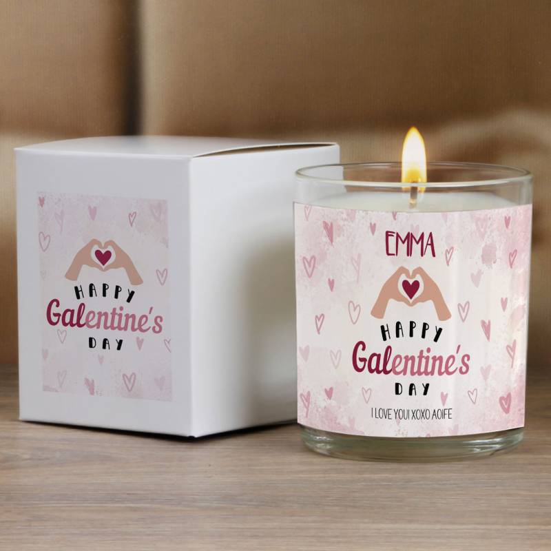 Happy Galentine's Day - Personalised Scented Candle