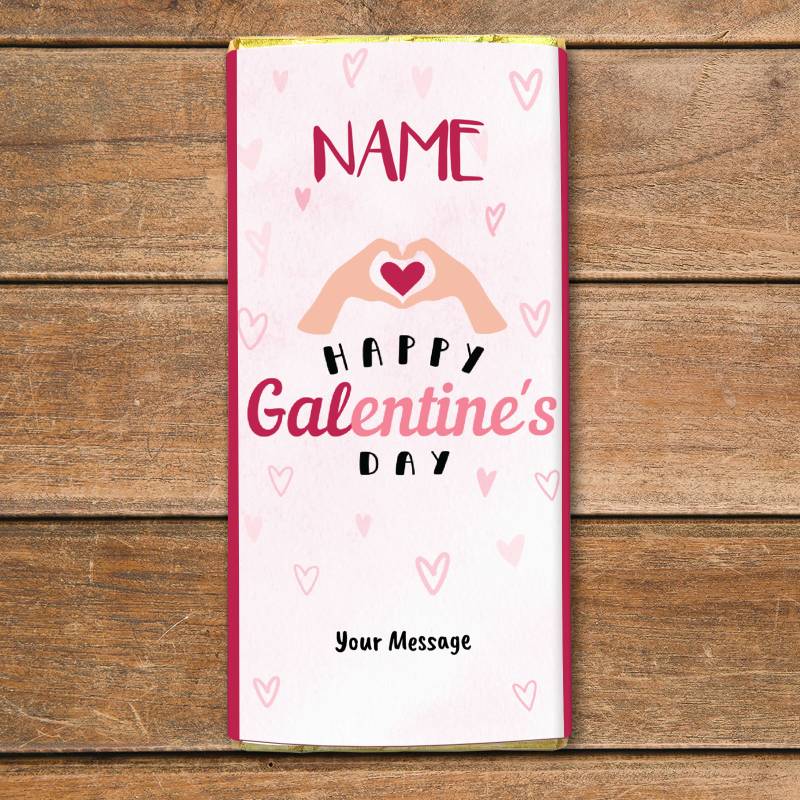 Happy Galentine's Day - Personalised Chocolate Bar