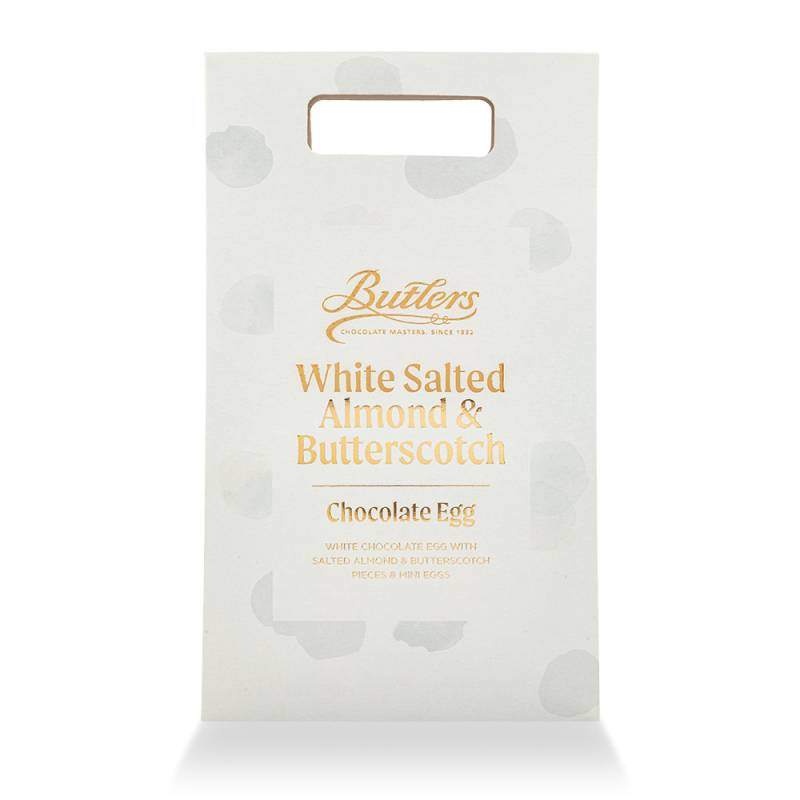 Butlers White Chocolate Salted Almond & Butterscotch Egg 275g