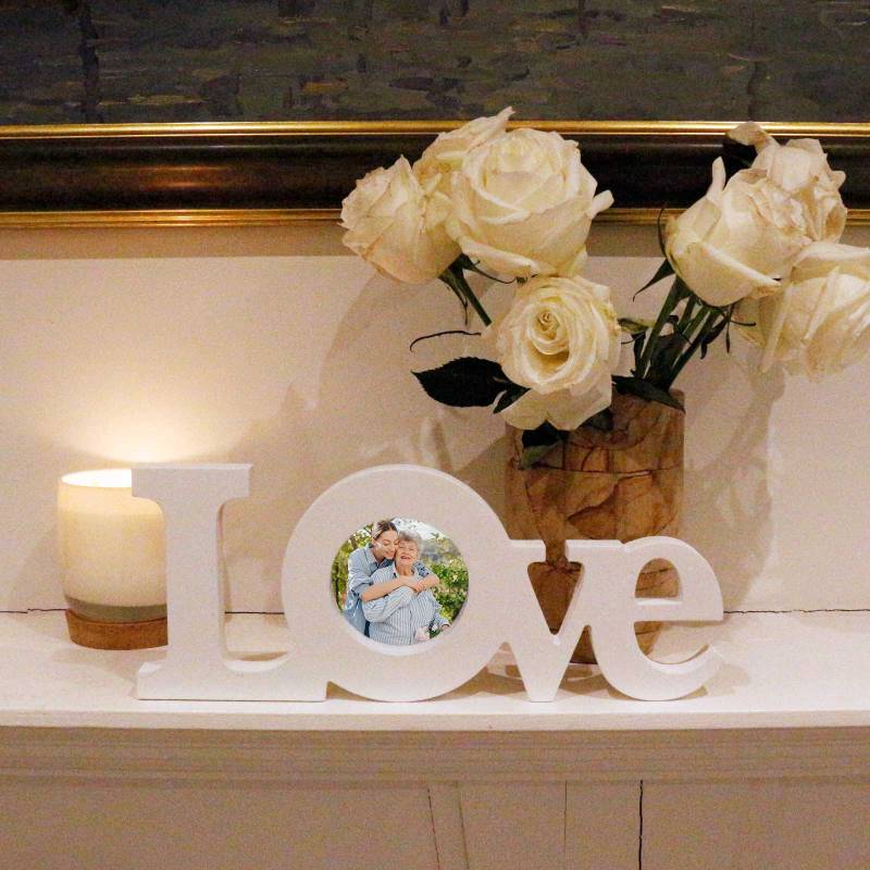 Personalised Photo LOVE Sign