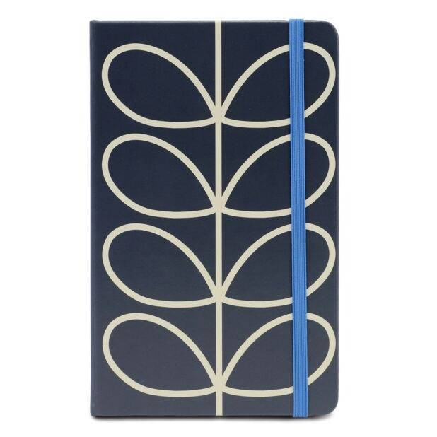 Orla Kiely Notebook - Linear Stem Grey