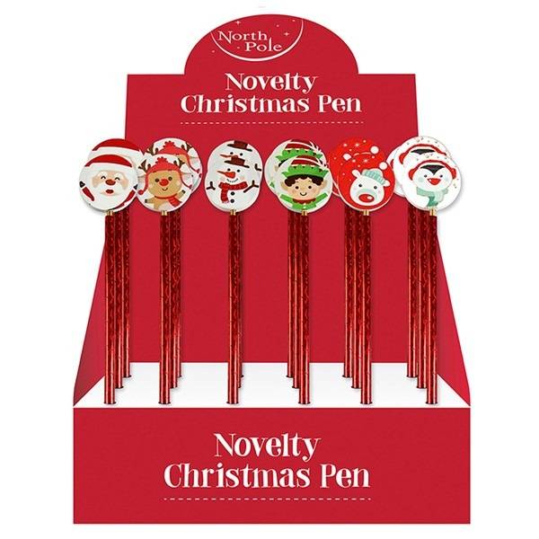 Novelty Christmas Character Pens