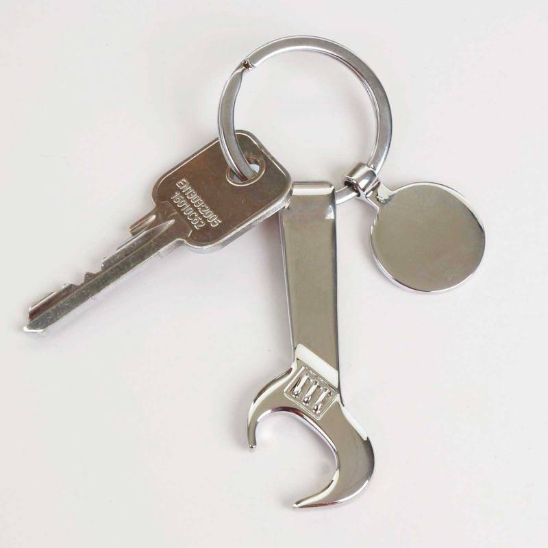 Spanner Wrench Keyring - Engraved