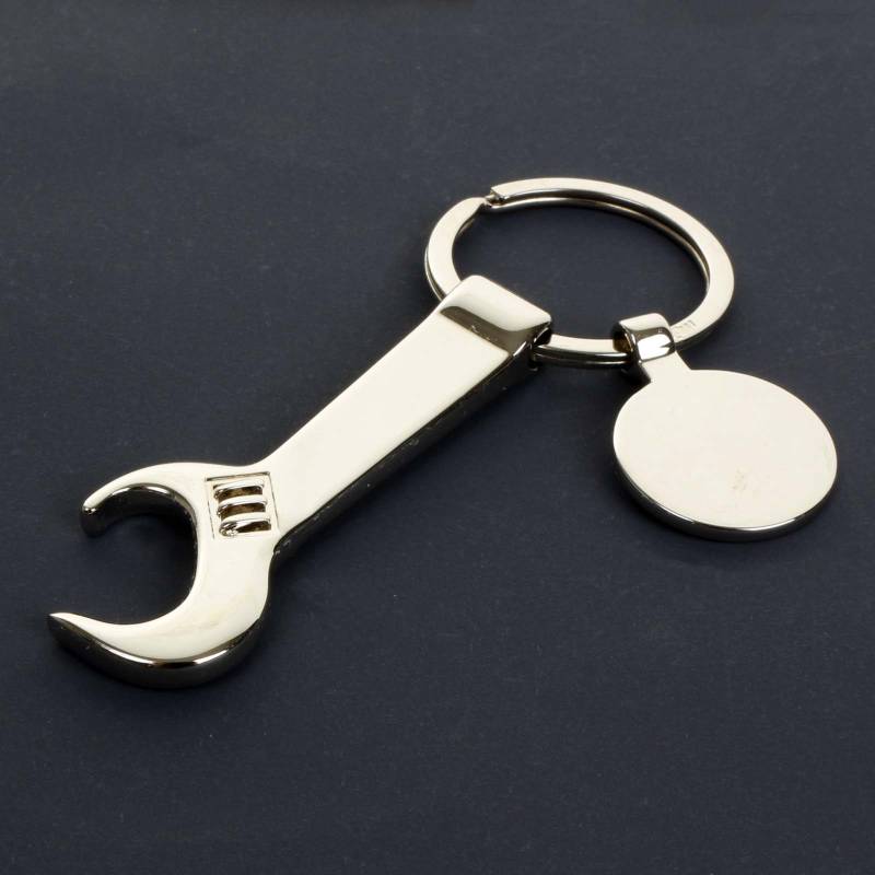 Spanner Wrench Keyring - Engraved