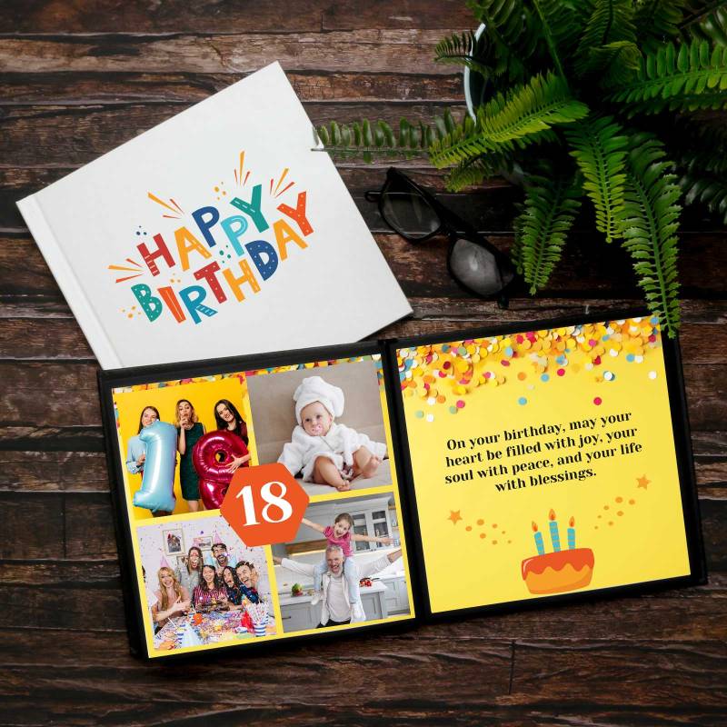 Happy Birthday Personalised Photo Book