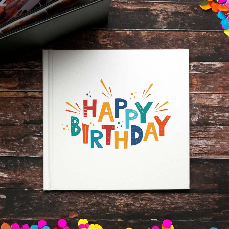 Happy Birthday Personalised Photo Book