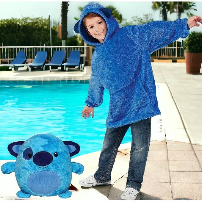 Huggle Pets Blue Puppy Hoodie