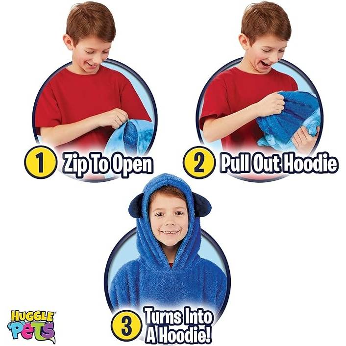 Huggle Pets Blue Puppy Hoodie