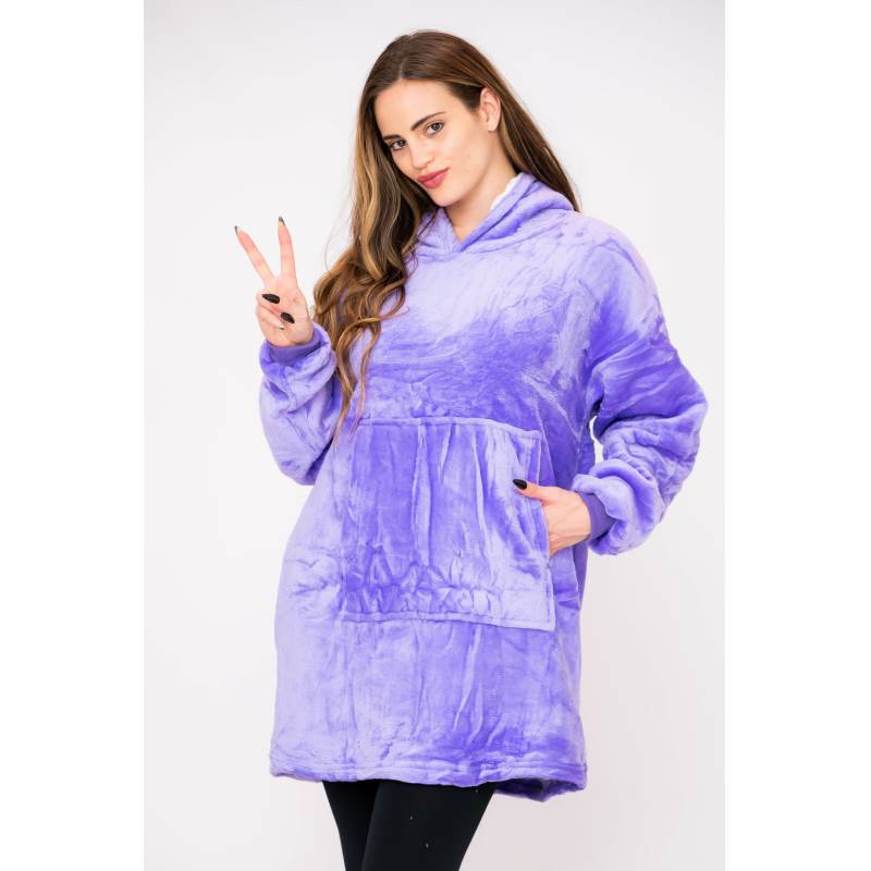 Lavender Oversize Snuggle Hoodie