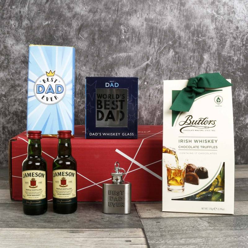 The Best Dad Whiskey Gift Box