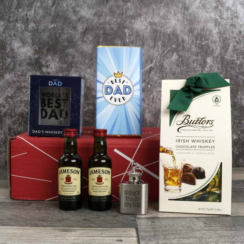 The Best Dad Whiskey Gift Box