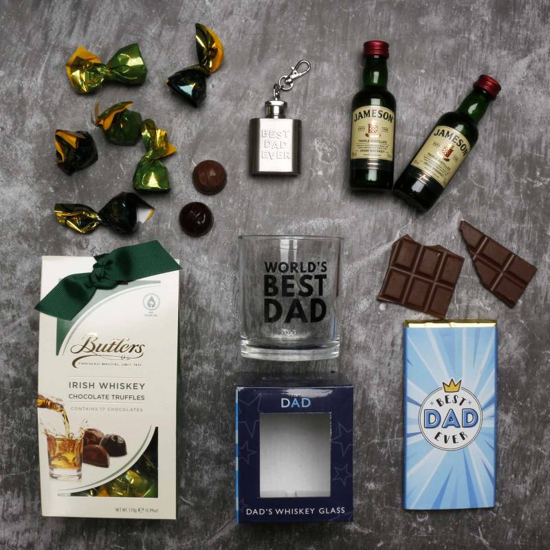 The Best Dad Whiskey Gift Box