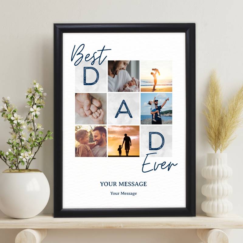 Best Dad Ever - Personalised Poster