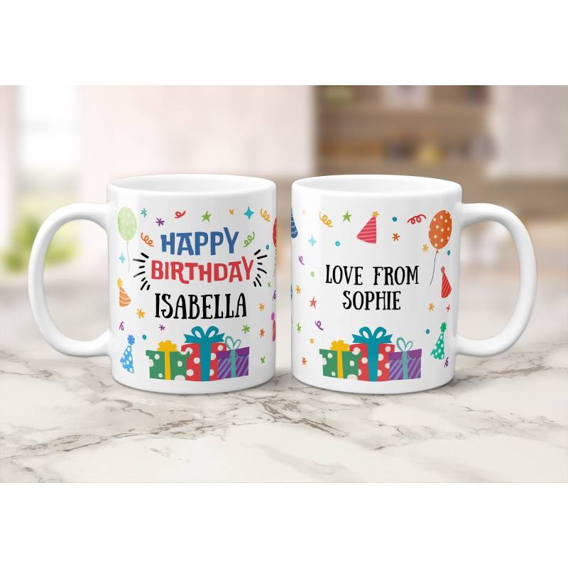 Happy Birthday Celebration - Personalised Mug