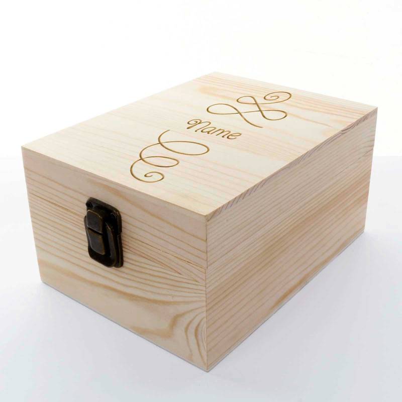 Any Text or Layout - Personalised Wooden Boxed Whiskey Set