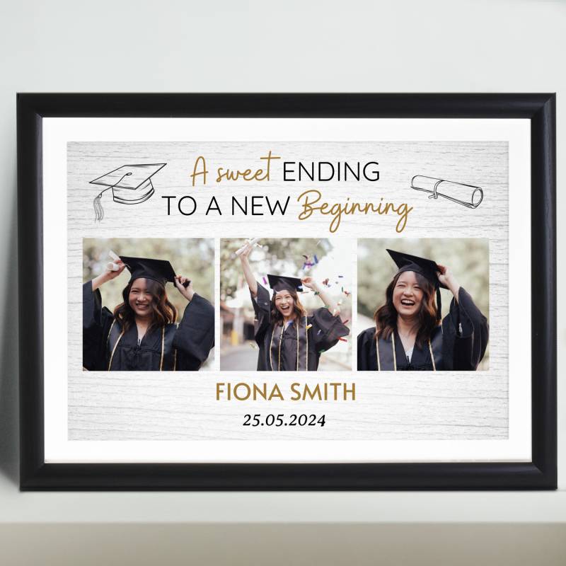 A sweet ending to a new beginning - Personalised Poster