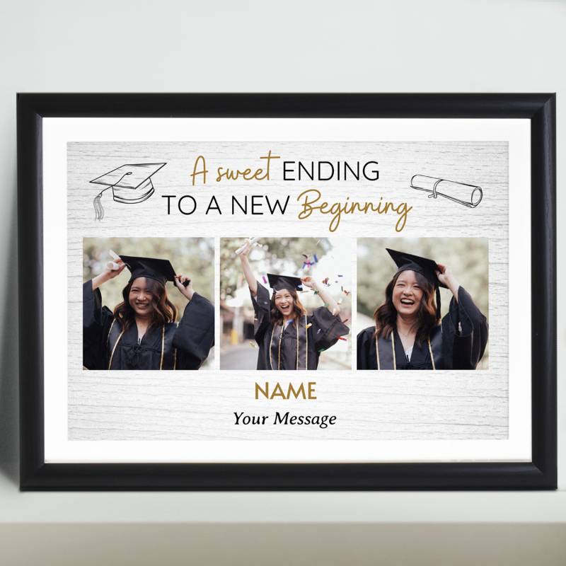 A sweet ending to a new beginning - Personalised Poster