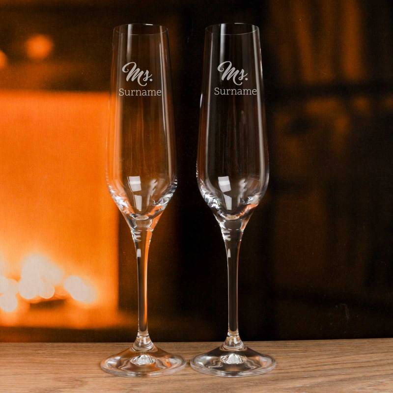 Tipperary Crystal Eternity Set of Two Champagne Glasses