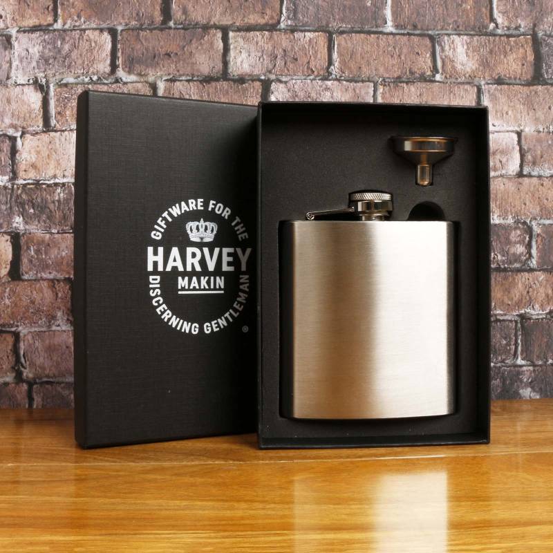 Personalised Engraved Hip Flask & Funnel