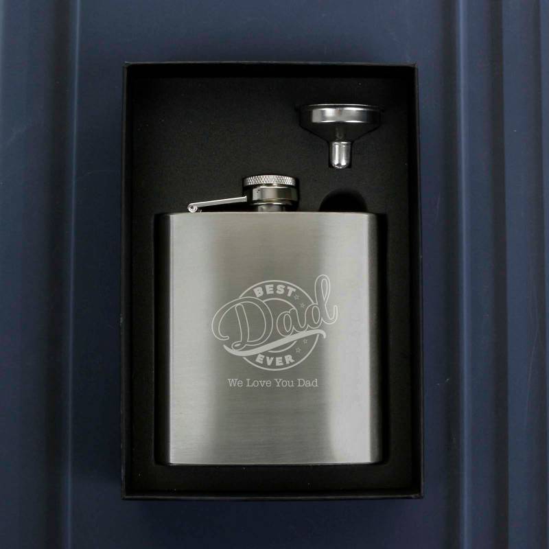 Personalised Engraved Hip Flask & Funnel