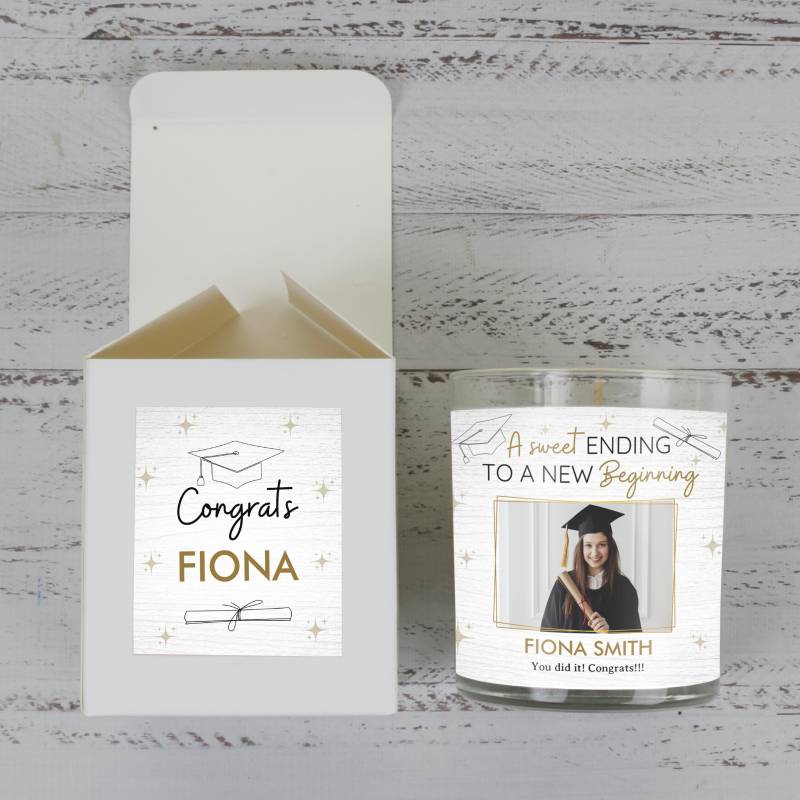 Congrats on your Graduation - Personalised Scented Candle