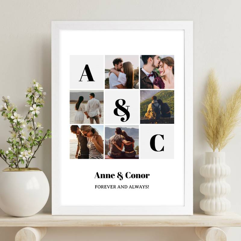 Any Text, Photo Collage - Personalised Poster