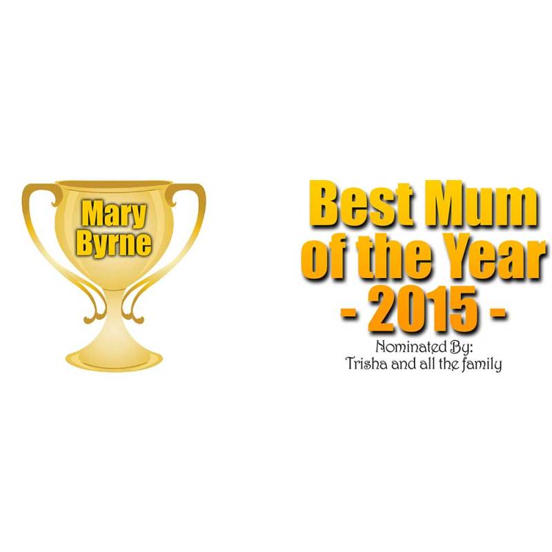 Best Mum Of The Year Personalised Mug